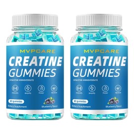 2pcs Pre Entreno Creatina Monohidratada De Goma 60 Gummies