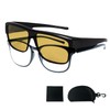 ZesMark Over Sunglasses, Polarized Sunglasses, Can be hung over Glasses