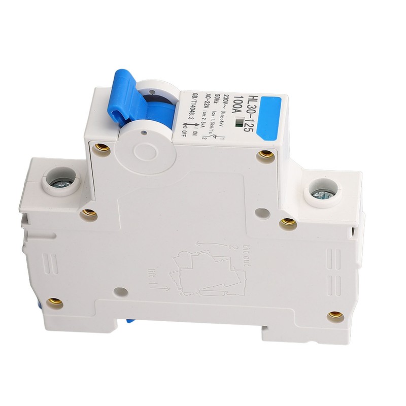 12 Pcs Isolating Switch 1P 100A Small Air Switch Shunt