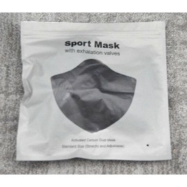 Unbranded Sport Mask PM 2.5 W/Exhalation Valves Activater Carbon Dust Mask