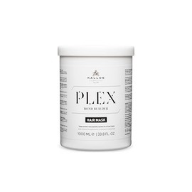 Kallos Mascarilla capilar Plex Bond Builder – Tratamiento reparador de enlaces para cabello dañado y decolorado, complejo de proteínas vegetales y péptidos, tamaño profesional 1000 ml / 33.8 fl oz