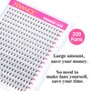 TDANCE Premade Fans Eyelash Extensions 320 Fans Pre Made Fans