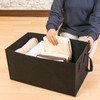 Astro Felt Planter, Large, Cuboid Shape, Black, Non-woven Fabric, Pot,