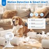 Home Security 2K Camera, Indoor Camera for Dog/Pet/Elder/Baby Monitor, Smart