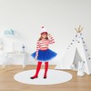 Lizzy Wally Girls Fancy Dress Costume | Red & White