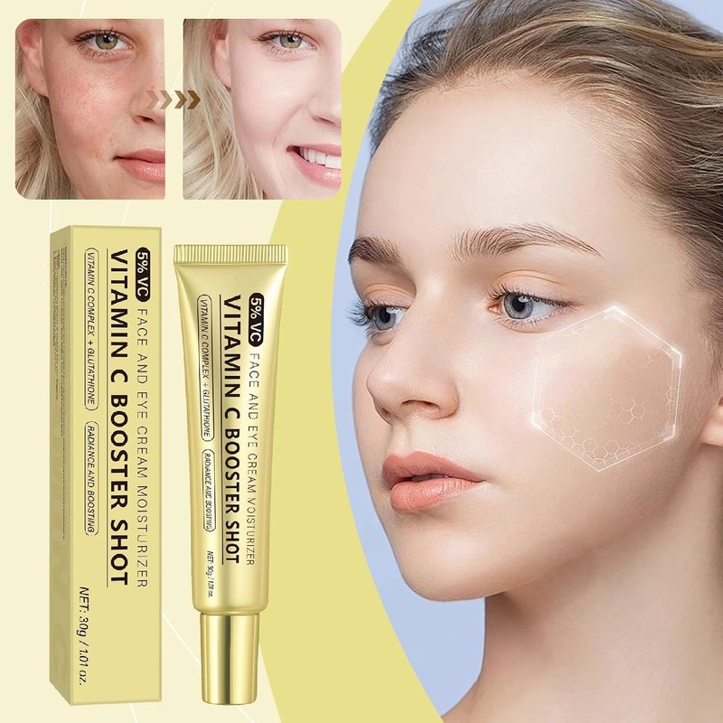 3PC Vitamina C Booster Shot Serum, Vitamin C Wrinkle Glowing