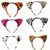 FLOWERBB 6pcs Animal Cat Ear Headbands Woodland Creatures Cosplay Forest