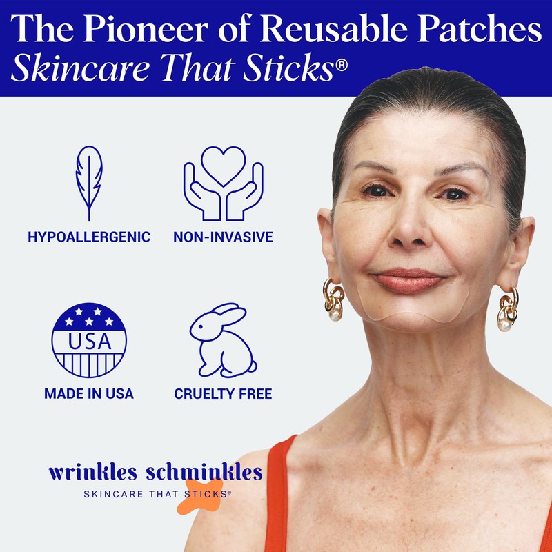 Wrinkles Schminkles Mouth & Lip Wrinkle Patch - Reusable Silicone
