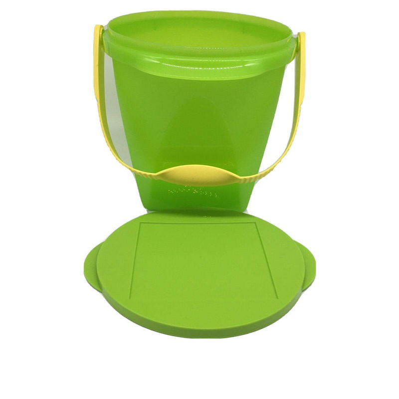 Tupperware Impressions Jumbo Canister Pail With Handle & Air-Tight Seal,