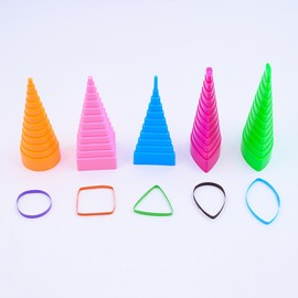 YURROAD 5 Shapes Paper Quilling Border Buddy Towers Quilling Borders Quilling Tools for DIY Paper Crafts Quilling Creations Set