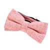 DonDon gent's bow tie 12 x 6 cm pre-tied size-adjustable