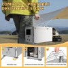 NAIZEA Folding Hot Tent Stove with 7 Section Chimney Pipes