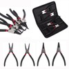 4 PCS Professional Heavy Duty 7" Internal External Straight Bent