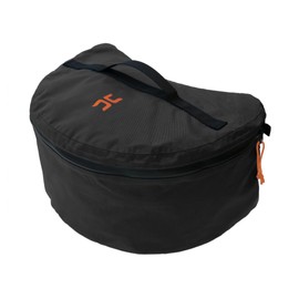 Hillsound PackStack Stuff Semi-Compression Storage Cubes, Waterproof Packing Cubes, Backpacking & Camping Space-Saving Modular Pack Organizers (Black, Fits 40L+ Backpack)