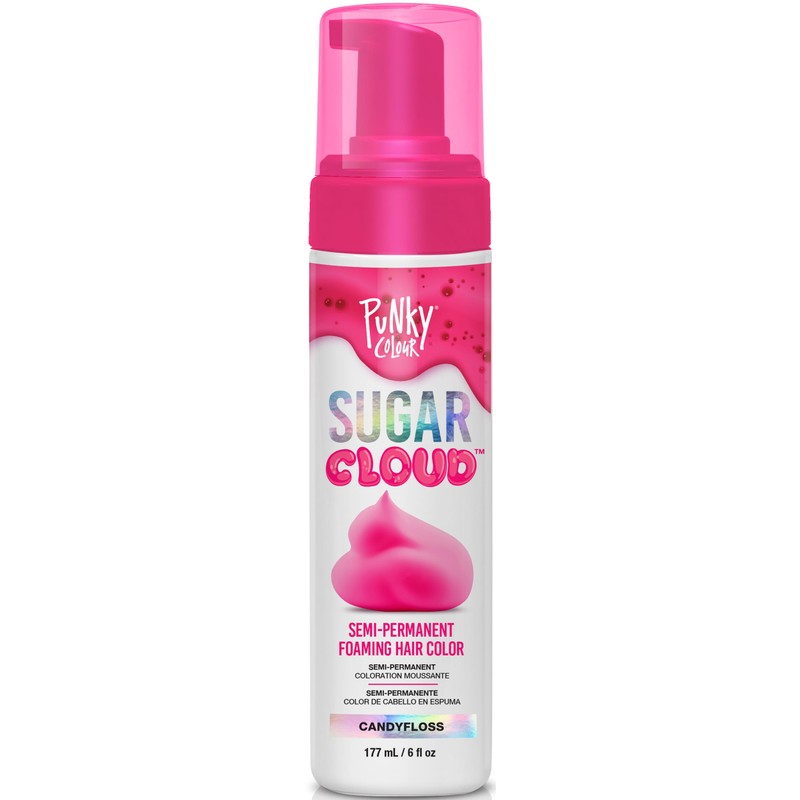 Punky Tinte Para Cabello En Espuma Semipermanente Sugar Cloud, Candyfloss: