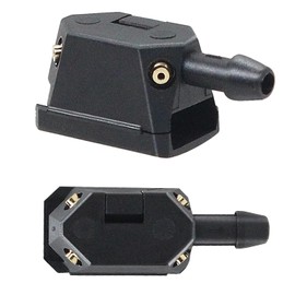2 PCS Universal Windshield Washer Nozzle Arm Mounted Jets Nozzles 4-Way 9mm.