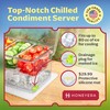 Honeyera Chilled Condiment Server | Hosting Essentials for Up to