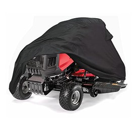 G2CAMP 54" Riding Lawn Mower Cover and Tractors Covers - 71.65" L x 44.09" W x 45.66" H Black 420D Waterproof Oxford Fabric