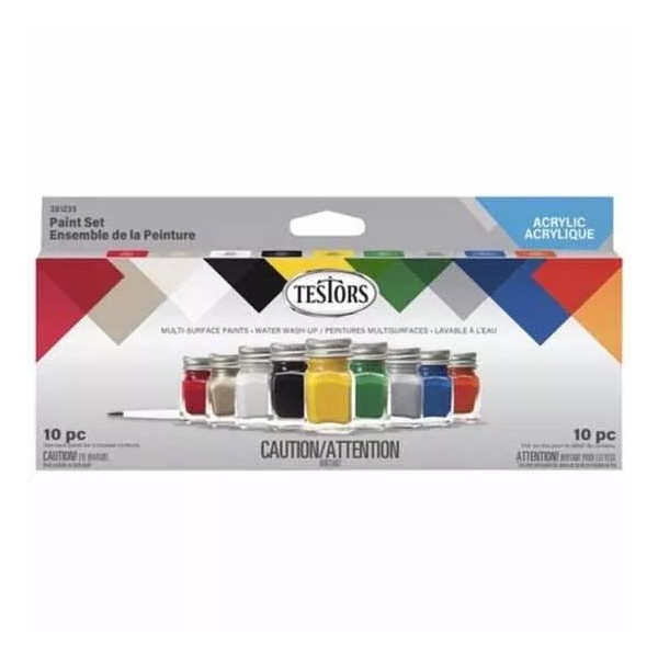 BFTP 4 State Trucks Auto Detail Acrylic Paint Set -