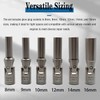 JEUCLEL 6PCS 3/8" Glow Plug Socket Set, Universal Joint 8-16mm,