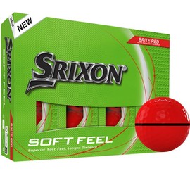 Srixon Soft Feel 14 Brite Red AlignXL Golf Balls - 2025 Model
