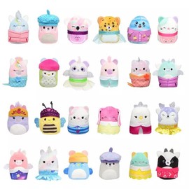 Squishmallows Squishville Mystery Mini Series 2 Plush Assortment Blind Package - Colors and Styles May Vary (3 Pack)