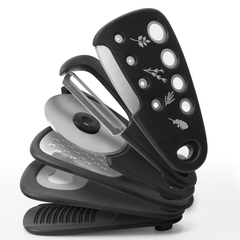 Camper Van Accessories,Camping Essentials,6 Pieces Space Saving Kitchen Accessories Vanilla