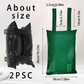 POPOYU 2PCS Outdoor Tap Cover for The Winter,Outside Black or Green Tap Cover Jacket Will Protect Your Outside Tap,Insulated Protector Tap Frost Protector Cover,Waterproof Thermal Tap Cosy Cover