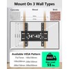 Alrhipvm Fixed TV Wall Mount for 14-43 Inches Flat Screen