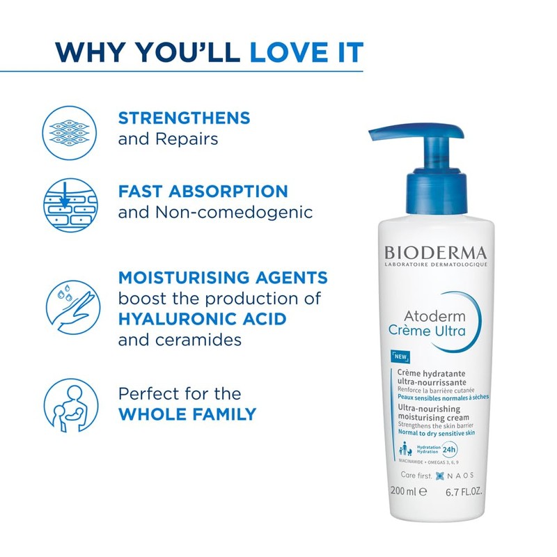 BIODERMA Atoderm Creme Ultra Pump 200 ml