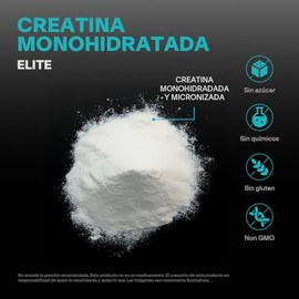 Vital Botanics Creatina Monohidratada Elite en Polvo - Pre Entreno | 450 g en Polvo, 90 Porciones, Micronizada de Rápida Absorción, Sabor Natural, Gym