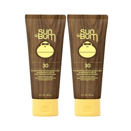 Sun Bum Original SPF 30 Sunscreen Lotion | Vegan and Hawaii 104 Act Compliant (Octinoxate & Oxybenzone Free) Broad Spectrum Moisturizing UVA/UVB Sunscreen with Vitamin E | 3 oz (Pack of 2)