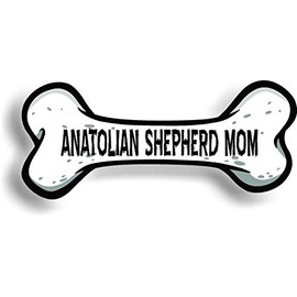 Anatolian Shepherd Mom Dog in Pocket Car Bumper Magnet, Magnetic for Refrigerator, Decorative Fridge Magnet, Office, Whiteboard, Kitchen, Locker Waterproof Decor, Family & Friends, 4x7 in
