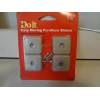 DoiT 1-3/8" Easy Moving Furniture Sliders 4 Pcs #253332