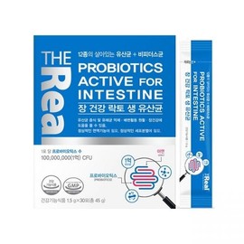더리얼 장 건강 락토 생 유산균 프로바이오틱스 30포 1개 The Real Dental Health Lactobacillus Probiotics 30 Sachets 1 Pack