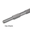 sourcing map Scraping Chisel 50mm Dia. Masonry Drill Bit Hex