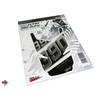 BIKE-label Tank Pad 3D Silver Stripes Tank Protector Suitable for