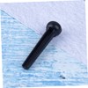 Vaguelly 100pcs Guitar Bridge Black String Pegs for Acoustic Guitar