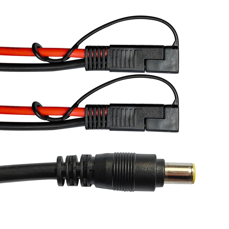 Faoyliye 10AWG SAE to DC 8mm Cable,DC 8mm Male to
