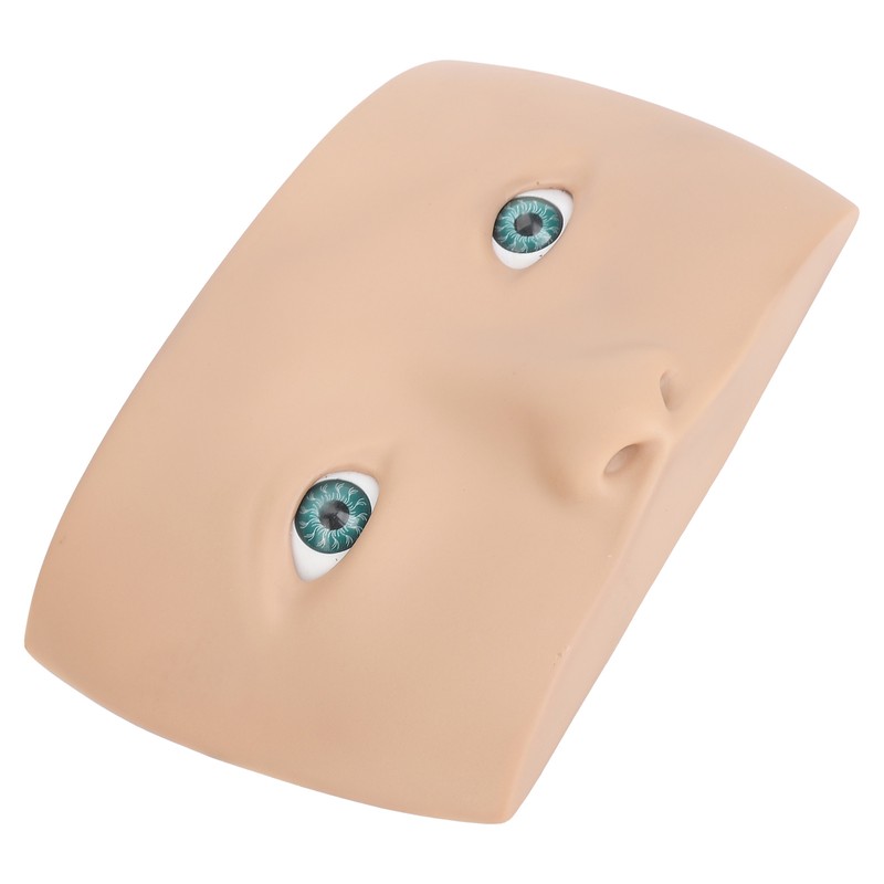 Makeup Practice Face Board 3D Realistic Eye Painting Practice Plastic