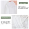White Arch Drapes 2 Panels 6 Yards Sheer Backdrop Curtains