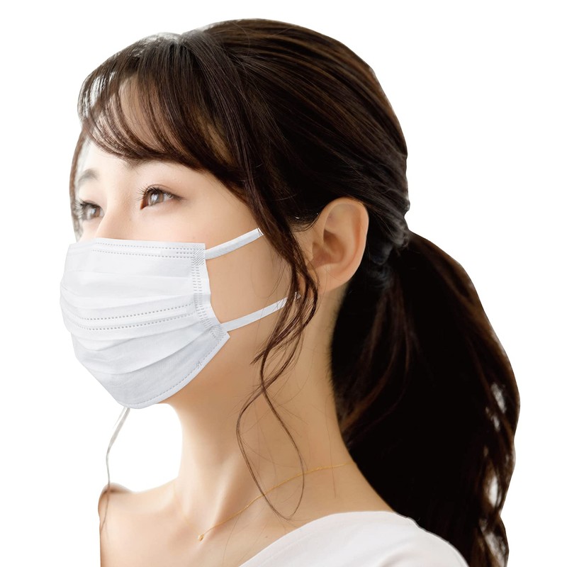 FIN-985S Easy to Breathe W-Wire Non-woven Mask, Pack of 40