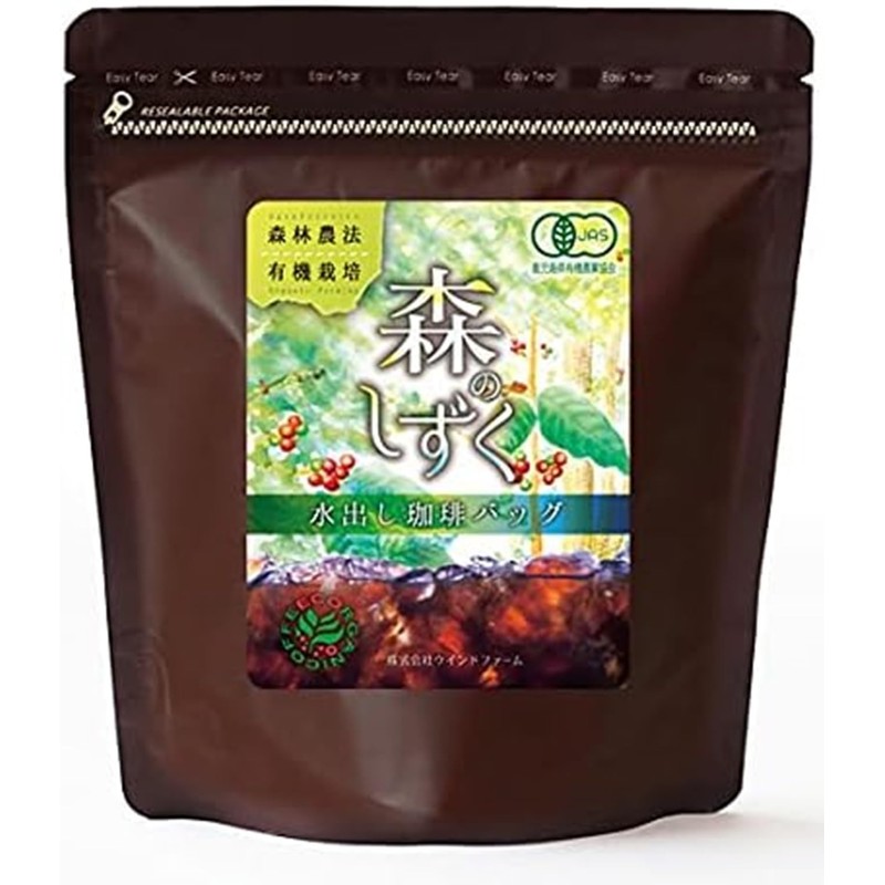 Wind Farm Organic Cold Brew Coffee Bag, Forest Drops (1.1