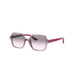 Vogue Eyewear VJ2006 Square Sunglasses, Pink Opal/Violet Gradient Grey, 46 mm
