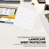 PERFORMORE Pack of 8.5” x 14” Heavyweight Landscape Sheet Protectors,