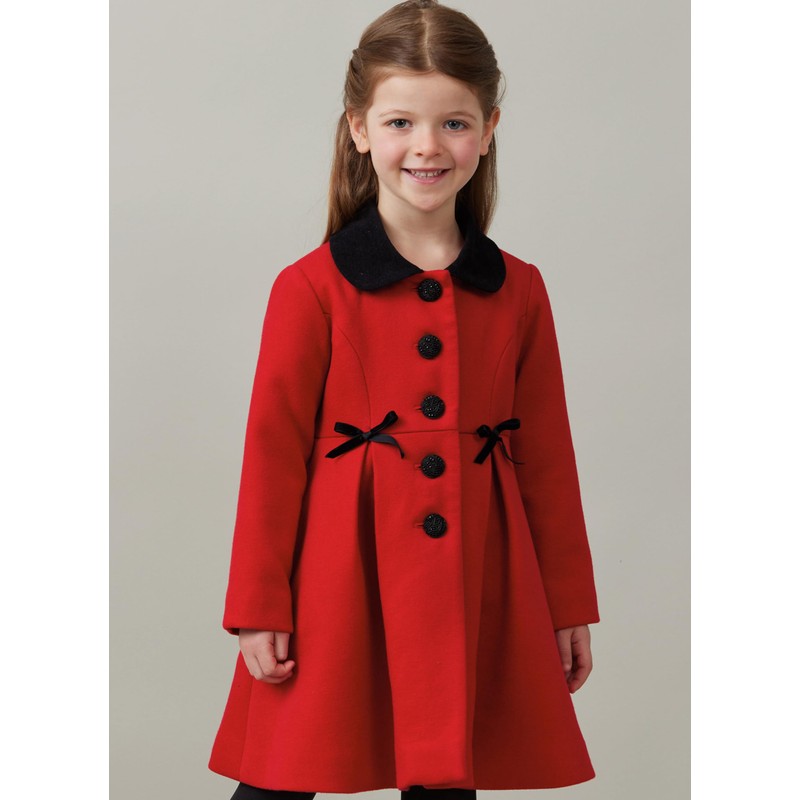 Butterick Children's Coat Sewing Pattern Kit, Design Code B6921, Sizes