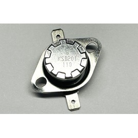 KSD201 AC 250V 10A 110C Celsius NC Temperature Control Switch Thermostat