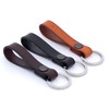 Rooxs 100% Leather Keyring for Men and Women, brown, Unit