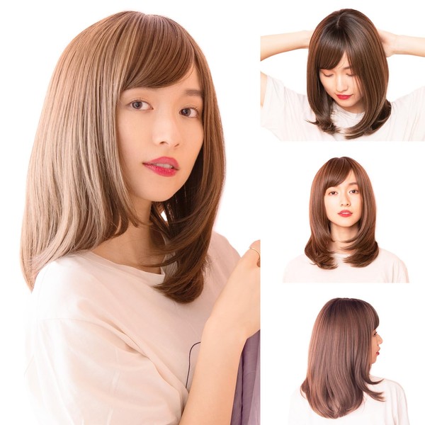 LINEASTORIA Medical Wig, Full Wig, Medium Wig, Medium Wig, Angel's