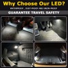 Hacreyatu LED Footwell Courtesy Under Door Step Light For Volvo